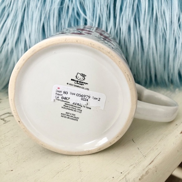 Hello Kitty, Ceramic, Coffee, Mug, Valentines Day, Hearts, Large, 16oz, Mug, NWT - Picture 7 of 10